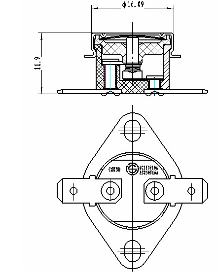 Disjuntor restauração automática/manual de precisão alta para a máquina da água